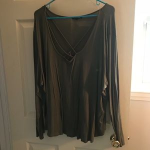 Navy green long sleeve